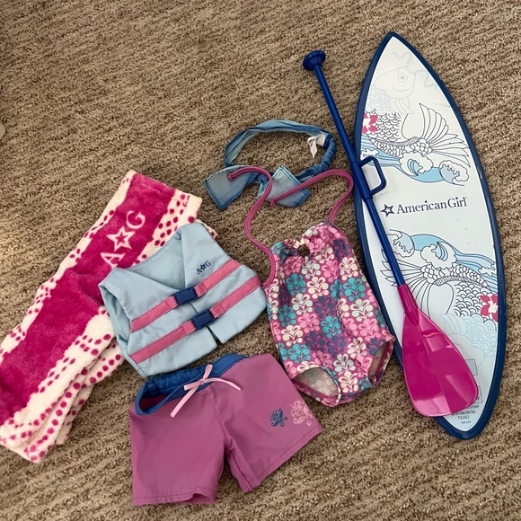 American Girl Toys American Girl Sup Beach Set Poshmark